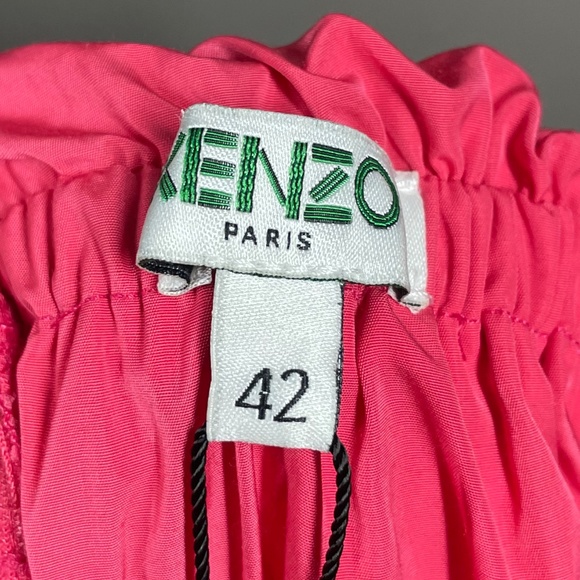 Kenzo Strapless Pink Dress - Picture 5 of 8